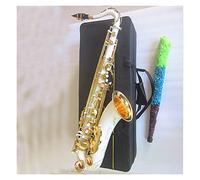 BB Tenor Sassofono In Ottone Professionale In Oro Bianco In Oro Bianco Sax Con Cassa Cappotto Kit principianti sax