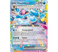 BB-Toy-Trades Compatibile con Pokemon Black Star Promo Card Glaziola ex PRE 026/131 - Germania - Scheda singola Holo + Toploader