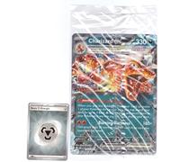 BB-Toy-Trades Pokemon - Biglietto promozionale XXL Charizard ex OBF 125/197 - Inglese - Fullart Holo Mega Jumbo Oversize carta singola con custodia BB-Toy-Trades - Glura - Charizard ex EN