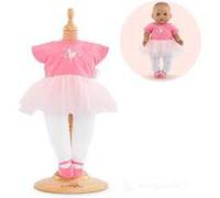 Corolle Mon Premier Poupon Vestito da Danza per Tutte Le Bambole da 30 cm, Tinta Unita, Colore: Rosa, Small, 9000110400