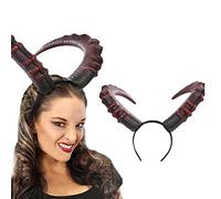 BBABBT Fascia Corna del Diavolo di Halloween Ragazze Fascia di Prom Accessori per Capelli Corno del Diavolo per Carnevale Masquerade Halloween