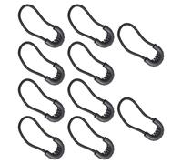Bbajszx 10 ricambio per prolunga per cerniera in nylon, tiranti per cerniere, etichette per linguette per zaini, giacche, valigie, portamonete, borse, per prolunga in nylon per cerniera