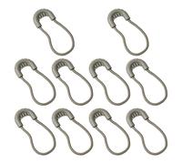 Bbajszx 10 ricambio per prolunga per cerniera in nylon, tiranti per cerniere, etichette per linguette per zaini, giacche, valigie, portamonete, borse, per prolunga in nylon per cerniera