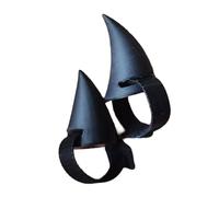 Bbajszx 2 clip per orecchie in corno demoni per cuffie Decorazione per cuffie da gioco in stile gotico e per feste Halloween