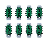 Bbajszx Accessori per smorzamento delle Corde per Gioco Quotidiano, Design con Inserto in Silicone, configurazione della Racchetta, Aspetto audace, Otto Riduttore Vibrazioni per Racchetta