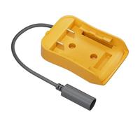 Bbajszx Adattatore Batteria convertitore Batteria Leggero per utensile Elettrico Ideale per Viaggi, Campeggio, Pesca Alimentatore da Campeggio per Uso remoto, DW