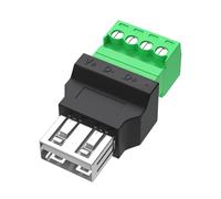 Bbajszx Adattatore connessione Rapida USB 2.0 per tastiere Lettore schede Stampante Ventola USB Luce Altri dispositivi Adattatore Maschio Femmina