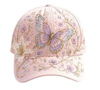 Bbajszx Berretto da Baseball Frontale Decorativo Cappello a Sei Pannelli con Curva Morbido e Leggero 57-60 cm Adatto per Viaggi e Abbigliamento Casual