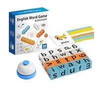 Bbajszx Blocchi Lettere Grandi Gioco ortografia Parole Inglesi Giocattolo per l ' educazione precoce attività Gruppo per Bambini Gioco ortografia prescolare