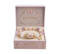 Bbajszx Bracciale unico con perline verdi romantiche per la mamma, D