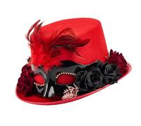 Bbajszx Cappello Indumentum mascherato alla per appassionati cosplay e frequentatori feste Facile da usare e abbinare con abiti Cappello da costume da fiera risveglio
