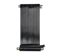 Bbajszx Cavo prolunga PCIE5.0 X16 per Custodia del Cavo prolunga per Scheda Grafica Doppia inversione Cavo Flessibile sostitutivo Ascensore GPU a Larghezza Banda Elevata