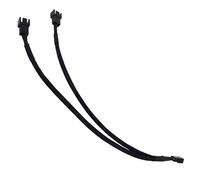 Bbajszx Cavo prolunga per ventola per case del computer Cavi alimentazione da 3 pin da 1 a 2 Cavo sdoppiatore per scheda madre per sdoppiatori scheda madre Supporto connessione parallela
