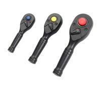 Bbajszx Chiave a cricchetto da 72 denti Interruttori reversibili Operazioni Cricchetti da 1/4 ", 3/8 ", 1/2" Set da 3 bidirezionale