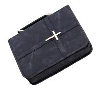 Bbajszx Custodia per Libro Preghiere con Manico, Organizer in PU per Le Scritture, culto, la casa e la Lettura Quotidiana Borsa per l ' Uso, Organizer per culto, Custodia per la Lettura, per del