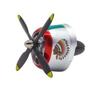 Bbajszx Decorazione Deodorante per Auto a Tema Ispirata agli Aerei della Seconda Guerra Mondiale con Ventola Girevole e Decorazione per Aerei da Caccia storici a Rilascio prolungato