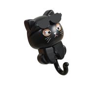 Bbajszx Gancio montaggio a tema gatti per organizzare chiavi e accessori Portaoggetti in plastica per appendiabiti da cucina per piccoli oggetti