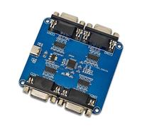 Bbajszx Modulo Adattatore debug RS232 con Scheda Comunicazione a Porte con Ingresso USB C per Servizio Laboratorio convalida del Collegamento del Dispositivo Tester del Controller del