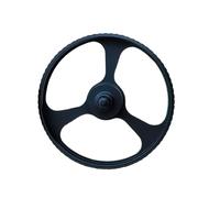 Bbajszx Rotella del con albero centrale per modelli, Blue | Perimetro esterno testurizzato, albero centrale integrato, struttura aperta a tre razze, rotella scorrimento