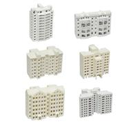 Bbajszx Set Modelli edifici in Miniatura Display architettonico in ABS in 1: 800 per la Pianificazione Insegnamento Collezione Decorazioni per Desktop Modello visualizzazione del da