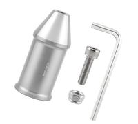Bbajszx Staffa Montaggio per Lampada per Bici in Lega Alluminio Supporto per Luce per Bici Adatto a filettature Standard da 5 mm per Supporto per Luce per Ciclo Sicuro per Guida Notturna migliorata