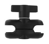 Bbajszx Supporto per tablet da magazzino per sistemi con testa a da 2, 25 pollici, staffa supporto per display nera con design a base aperta per staffa supporto per tablet per posizionamento del