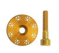 Bbajszx Tappo Serie sterzo Anteriore da 31, 8 mm, Copertura, Gold
