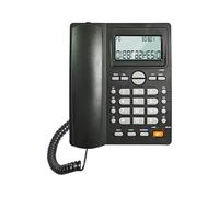 Bbajszx Telefono da Ufficio con Display visibile delle Informazioni sul chiamante e Custodia in plastica Resistente per Le comunicazioni quotidiane Telefono da Ufficio con Display del chiamante