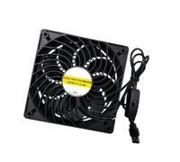Bbajszx Ventola silenziosa alimentata Tramite USB da 120 mm per Modem Router Computer Desktop e Vari dispositivi digitali Ventola USB a Basso Rumore
