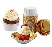 Bbaoo Fodere Per Cupcake, 50 Pezzi Pirottini Per Muffin e Cupcake, Cupcake Pirottini Carta, Pirottini Per Cupcake, Ottimo Per Cupcakes, Compleanni, Matrimoni, Feste di Natale