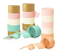 Bbaoo Stelle Filanti Carta Crespa, 16 Pezzi Rotoli Di Carta Crespa, Rotoli Carta Crespa, Filante Di Carta, Utilizzare Per Eventi Scolastici, Matrimoni, Feste Di Compleanno, Feste, Natale