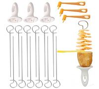 BBAOO Taglia Patate Spirale Taglierina a Spirale per Patate Patata Affettatrice Tornado Potato Twister Spiral Tagliapatate a Spirale Adatto per Frutta, Patate, Patatine Tornado, Cetrioli, ECC