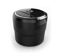 BBASDF Posacenere Auto per Volvo XC60 S90 XC40 S60, portacenere per Auto,Posacenere Portatile,Posacenere per Auto Rimovibile Facile da Pulire,portacenere autoestinguente,Silver