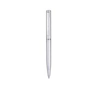BBASILIYSD Nuovo Oggetto Luce Argento Palla Penna Pocket Size Pen Penna Portatile Penna A Sfera Con Acciaio Rotante Asta Penna A Sfera