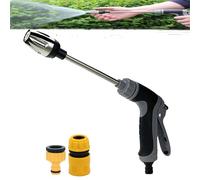 BBASILIYSD Waterblitz, idropulitrice rotante a 360°, ugello ad alta pressione Waterblitz con asta lunga, adatta per quasi tutti i tubi da giardino, per lavaggio auto/irrigazione prato e giardino