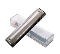 BBAUER armonica a bocca armonica cromatica Armonica polifonica a 16 fori in chiave C, adatta a studenti, adulti e principianti, quattro stili(Color:1)