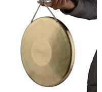 BBAUER gong tibetano tibetano percussion batteria Il gong a vento da 22-36 cm con martello a tamburo viene utilizzato per il trattamento del suono, la meditazione e lo yoga(Color:22cm,Size:)