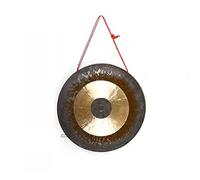 BBAUER gong tibetano tibetano percussion batteria Moon Gong Strumento a percussione Celebrazione di apertura Gong cervicali Ciondolo tradizionale High-End(Color:33cm,Size:)