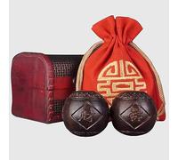 BBAUER palline massaggio pallina antistress palline cinesi 2PCS Esercizio Palla Agopuntura Punto Palla Giocatore Palla Pallamano Cinese Giocattoli Forniture per la Terapia della Mano(Color:E,Size:)