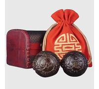 BBAUER palline massaggio pallina antistress palline cinesi 2PCS Esercizio Palla Agopuntura Punto Palla Giocatore Palla Pallamano Cinese Giocattoli Forniture per la Terapia della Mano(Color:D,Size:)