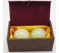 BBAUER palline massaggio pallina antistress palline cinesi Light Baoding Balls Health Crystal Stress Exercise Balls per alleviare lo stress, esercizio fisico e terapia della mano(Color:C,Size:45mm)