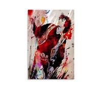 BBAUER Poster decorativo da parete con Jim Morrison The Doors e stampa artistica moderna su tela, poster decorativo per la camera da letto, 20 x 30 cm