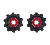 Bbb Rollerboys Ceramic 10t Bdp-11 Jockey Wheel Set Argento 10t Black