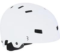 BBB Billy, Cycling Casco da Bicicletta per Bambini, Guscio in ABS, per Ciclismo, Skateboard, Scooter, BHE-50, Bianco Opaco, Taglia S (49,5-54 cm) Unisex-Giovani, S (49.5-54 cm)