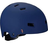BBB Billy, Cycling Casco da Bicicletta per Bambini, Guscio in ABS, per Ciclismo, Skateboard, Scooter, BHE-50, Blu Opaco e Arancione S (49,5-54 cm) Unisex-Giovani, S (49.5-54 cm)