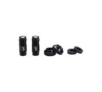 BBB BTI-165 - Tappo per valvola per bicicletta, compatibile con valvole Presta, si gonfia con aria mentre è acceso, gestione della pressione dell'aria confortevole, nessun adattatore dedicato, nero
