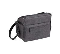 BBB Cycling BSB-139 FrontPack - Borsa da manubrio per bicicletta, telaio anteriore con tasca per telefono, GPS/mappa e tracolla regolabile, multifunzione, colore: grigio melange, taglia unica