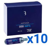 BBB Cartucce di CO2 Airtanks 16 g Blu – 10 unità