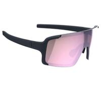 BBB Occhiali da ciclismo sportivi da uomo e da donna, vestibilità più piccola, protezione UV al 100%, per bici da strada e MTB, modello Chester Narrow, colore: nero opaco rosa BSG-73