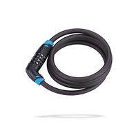 BBB - CodeSafe BBL-35 - Catena antifurto per bici, colore: Nero, Nero, 10 mmx1500 mm